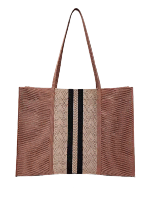 Eco-Friendly Customizable Logo Premium Flyknit Large Capacity Grocery Shopping Daily Use Tote Bags