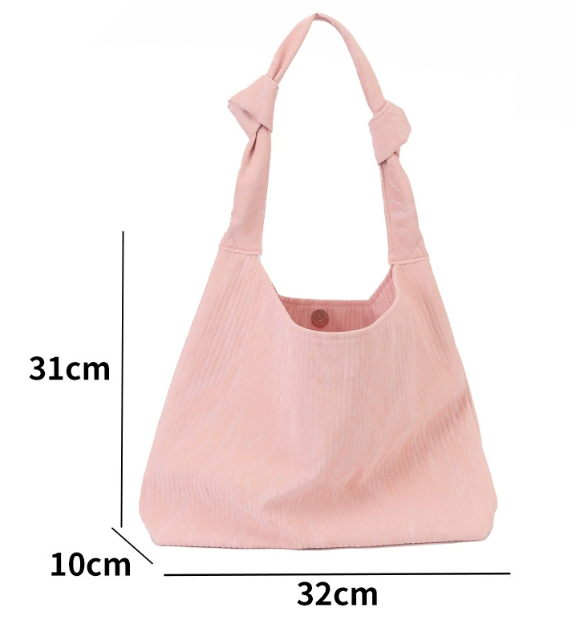Waterproof Polyester Tote Bag  Women’s Shoulder Bag with Inner Pocket for Daily