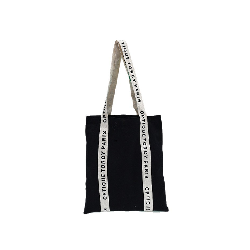 Custom Cross-Border Colorful Canvas Tote Bags | Bulk Blank Corporate Promotional Canvas Bags Student Shoulder Bags Custom Made