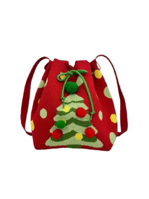 Christmas High Beauty Single Shoulder Large Capacity Handbag 2025 Trending Crochet Bag