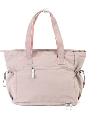 Customn Women's Office Work Bag Padded Laptop Compartment Multi-Zipper Pockets