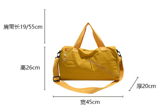 发的 Trendy Bright Canvas Shoulder Bag - Large Capacity Casual Tote for Daily Outings