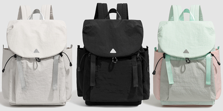 Small Nylon Backpack for Women Lightweight Backpack Daypack for Travel Work Hiking