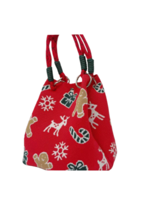 晋江 Wholesale Custom Logo Women’s Knitted Tote - Trendy Classy Modern Practical Shoulder Bag