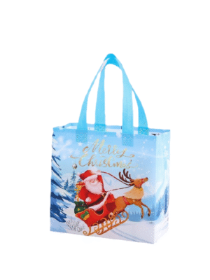 Factory Custom Christmas Gift Bags | Laminated Waterproof Non-Woven Bags Bulk Color Printed LOGO