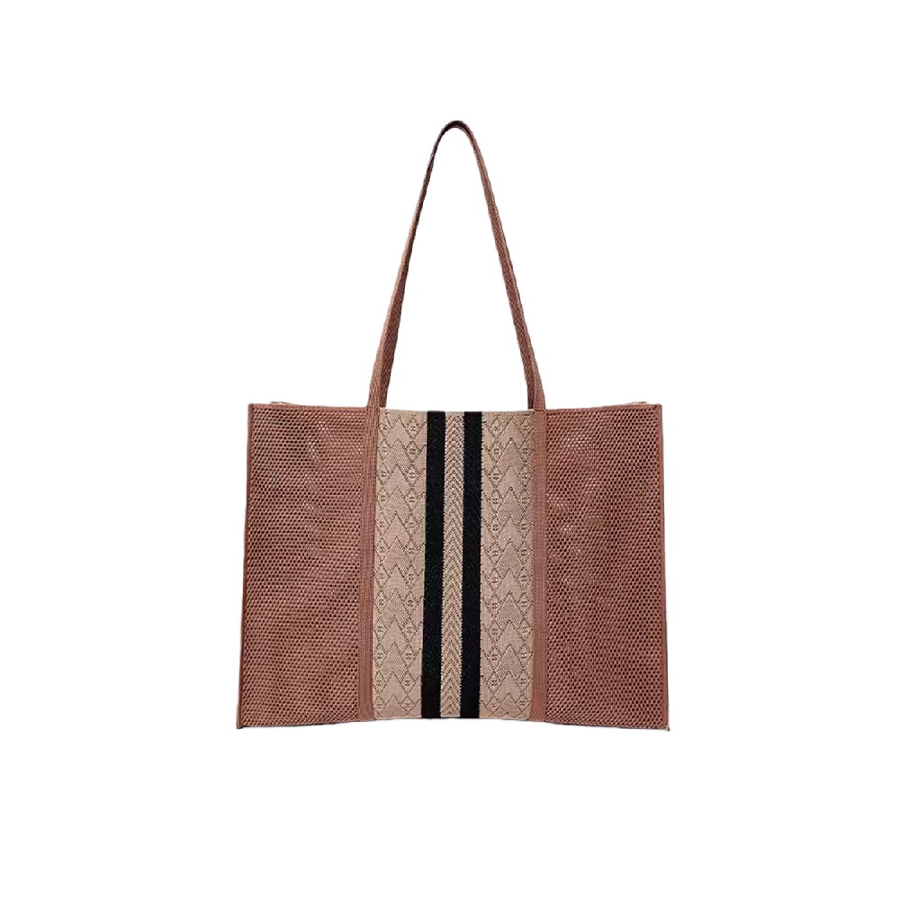 Eco-Friendly Customizable Logo Premium Flyknit Large Capacity Grocery Shopping Daily Use Tote Bags