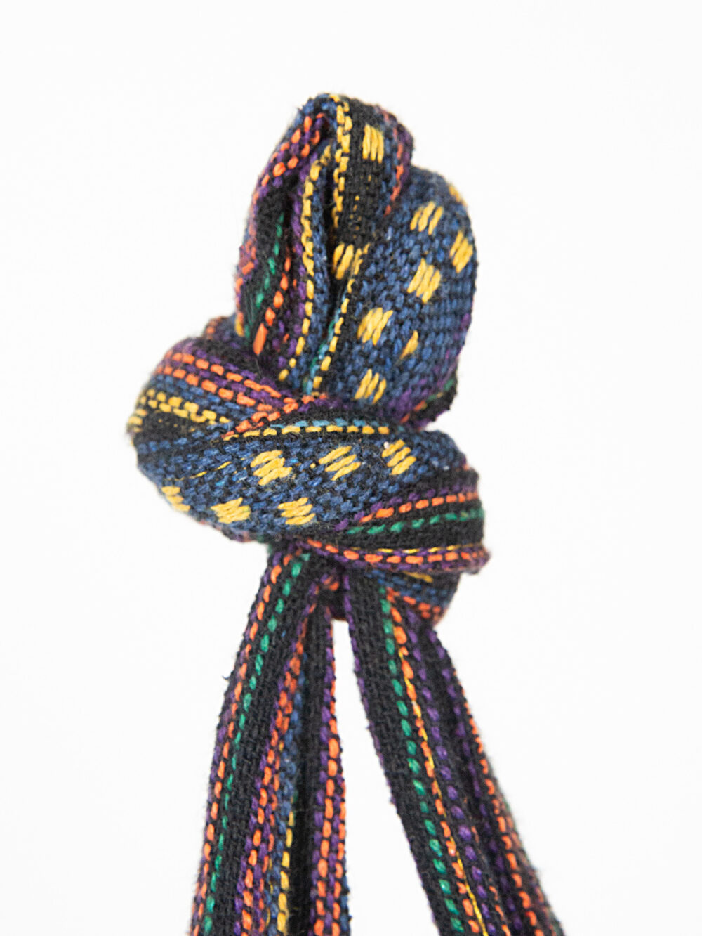 Vintage Canvas Sling Bag | Wholesale Ethnic Striped Shoulder Bag for Importers