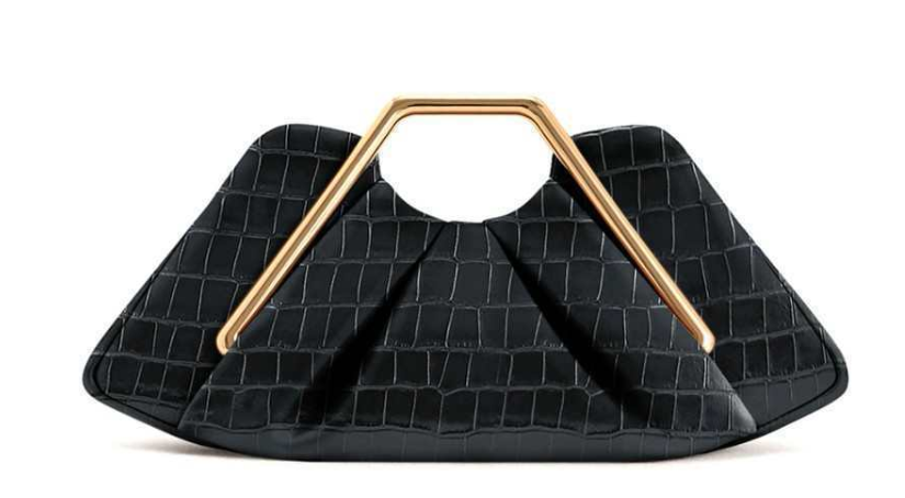 ScreenShot_2026-03-19_161154_499 Custom White Cloud Pleated Clutch Bag with Geometric Metal Handle - Elegant Evening Handbag for Wedding & Party