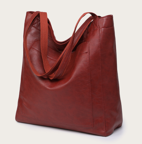High Quality Leather Tote Bag With Mini Pouch | Bulk Wholesale Fashion Women Bag