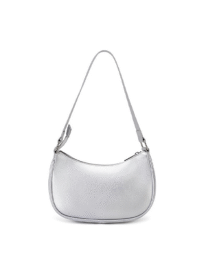 c7d54d765e9c26dd9e87e5a141c97241 Women's Cute Crescent Hobo Tote - Mini Underarm Shoulder Bag with Zipper Closure