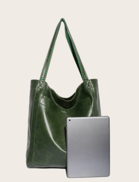 High Quality Leather Tote Bag With Mini Pouch | Bulk Wholesale Fashion Women Bag