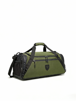 fe796320c395c276e9c6c348caf9f42c Olive Green Waterproof Gym Duffel Bag - Large Capacity Sports Travel Bag with Shoe Pocket