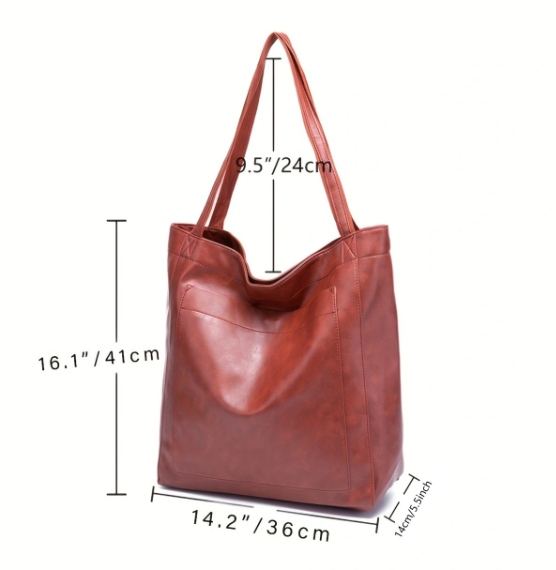 High Quality Leather Tote Bag With Mini Pouch | Bulk Wholesale Fashion Women Bag